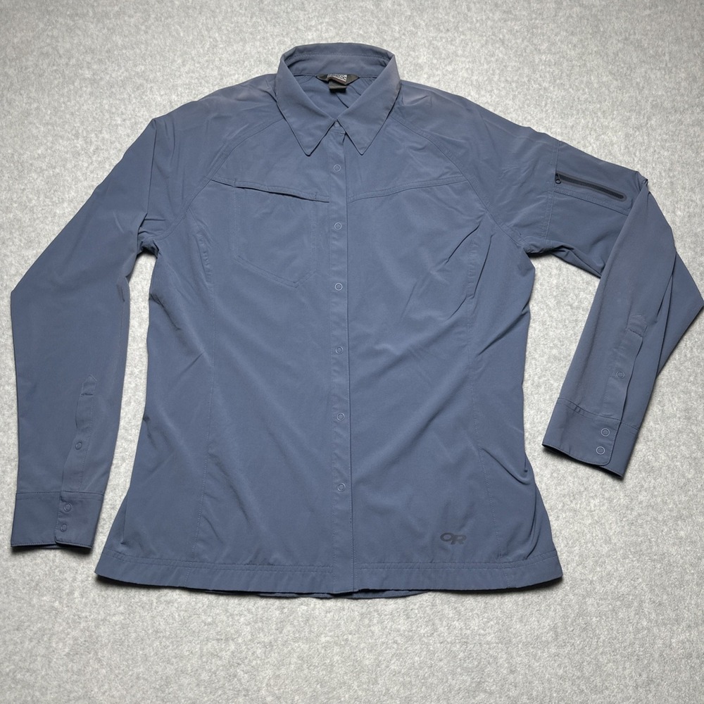 Outdoor Research Womens Ferrosi Snap Nylon Stretch Shirt Jacket XL (READ)